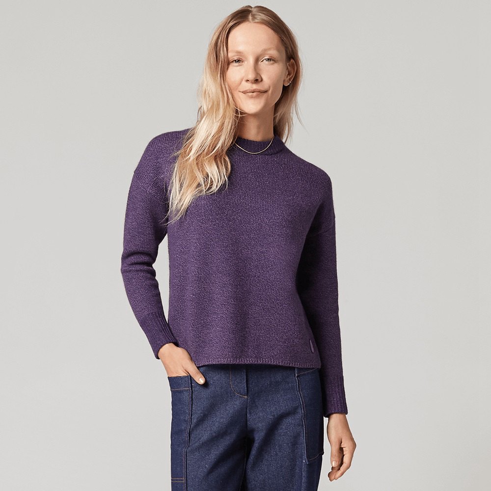 Allbirds Women's Sweaters Purple - Wool Jumper - 56370JWLF